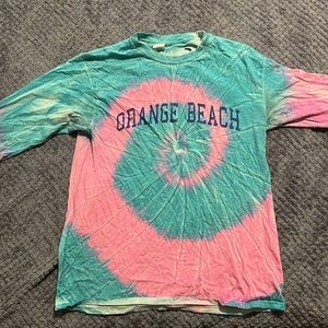 Long sleeve tie dye